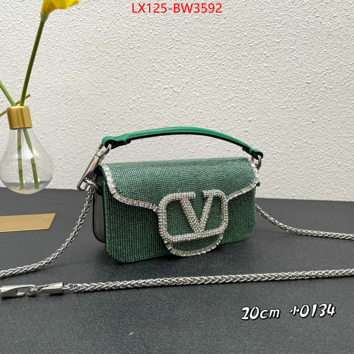 Valentino Bags(4A)-LOC-V Logo ,copy aaaaa ,ID: BW3592,$: 125USD