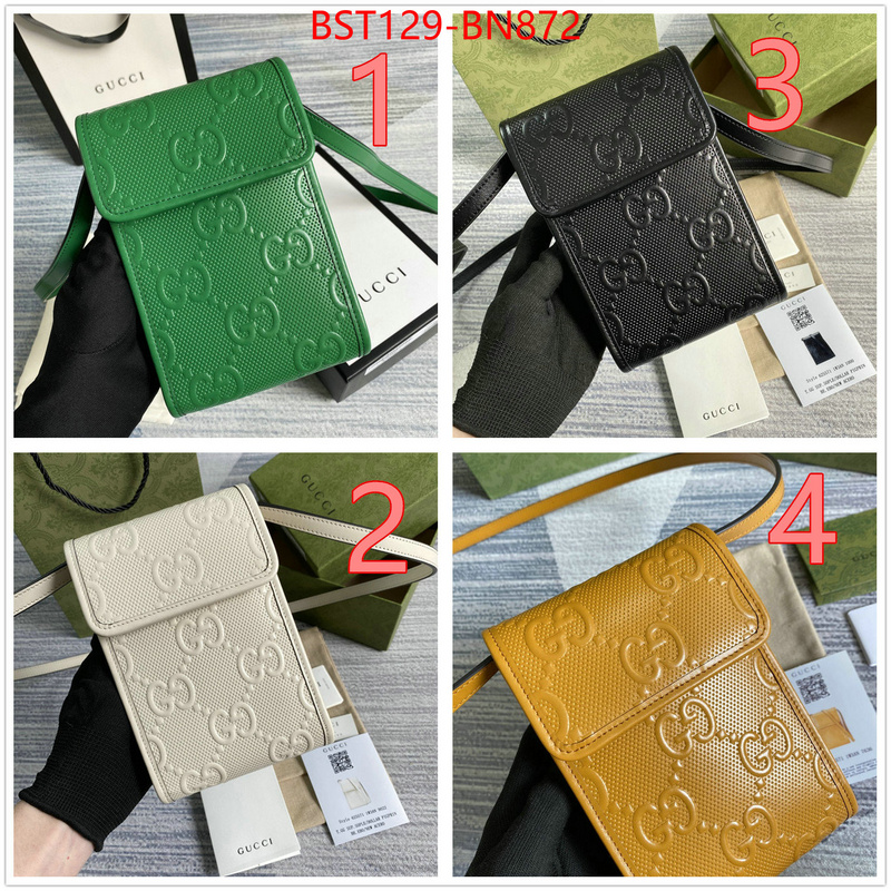 Gucci Bags(TOP)-Diagonal-,ID: BN872,$: 129USD