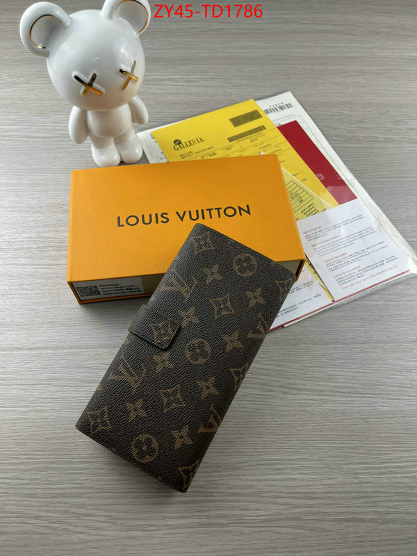 LV Bags(4A)-Wallet,ID: TD1786,$: 45USD