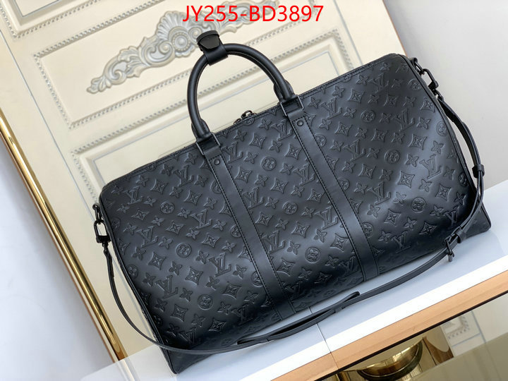 LV Bags(TOP)-Keepall BandouliRe 45-50-,ID: BD3897,$: 255USD