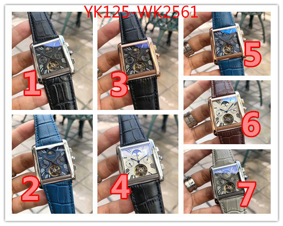 Watch(4A)-Cartier,first top ,ID: WK2561,$:125USD