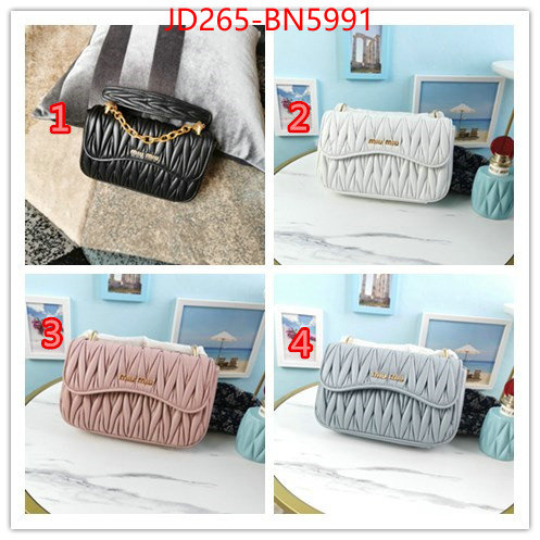 Miu Miu Bags(TOP)-Diagonal-,store ,ID: BN5991,$: 265USD