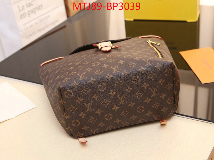 LV Bags(4A)-Backpack-,2023 aaaaa replica 1st copy ,ID: BP3039,$: 89USD