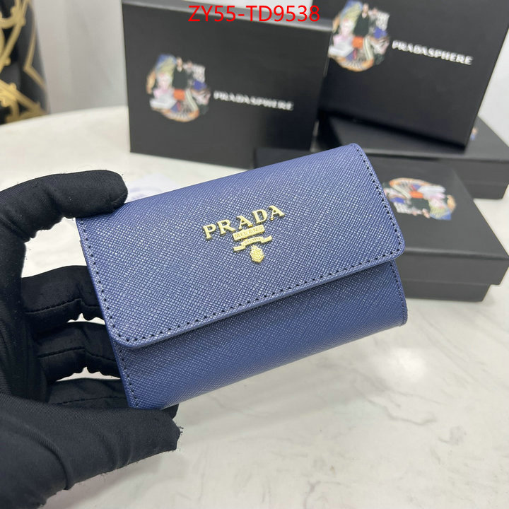 Prada Bags(4A)-Wallet,the best quality replica ,ID: TD9538,$: 55USD