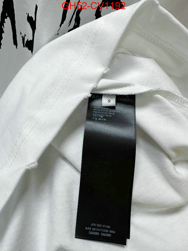 Clothing-Balenciaga,best quality designer , ID: CV1192,$: 52USD