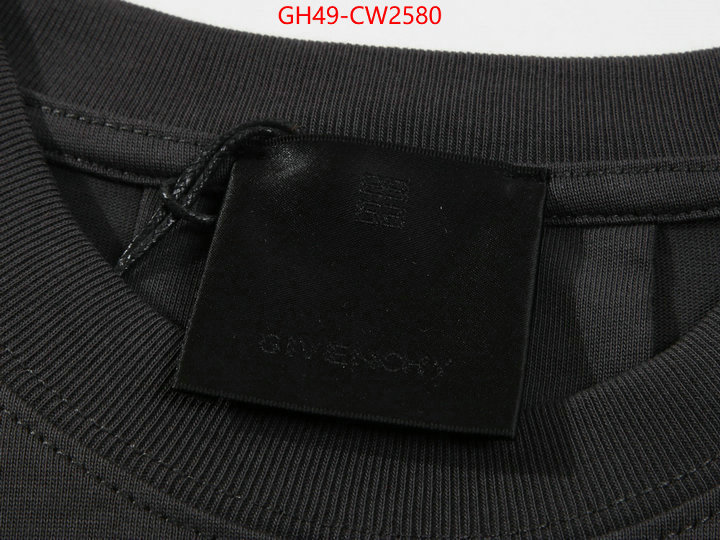 Clothing-Givenchy,brand designer replica ,ID: CW2580,$: 49USD