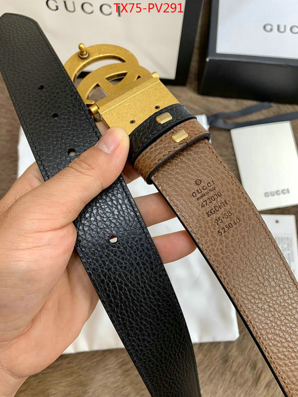 Belts-Gucci,new 2023 , ID: PV291,$:75USD