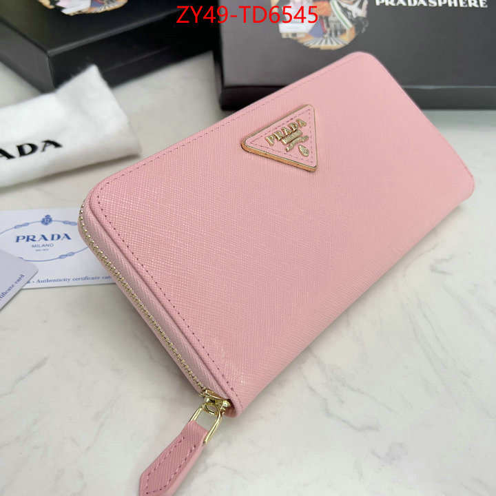 Prada Bags(4A)-Wallet,buy replica ,ID: TD6545,$: 49USD