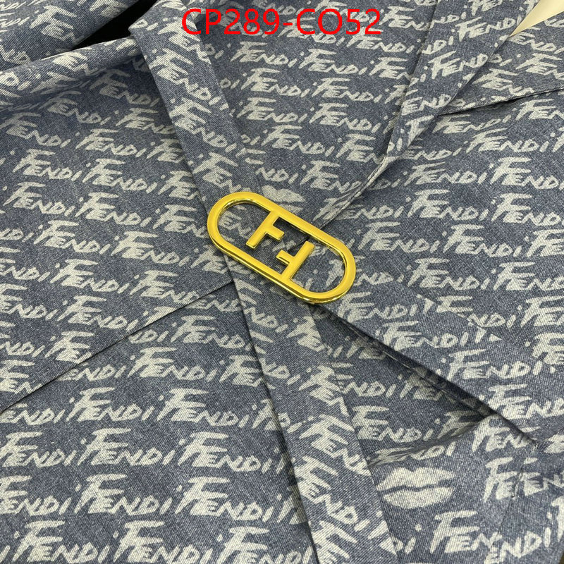 Clothing-Fendi,best quality fake , ID: CO52,$: 289USD