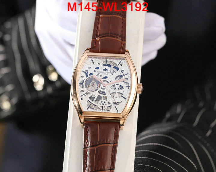 Watch(4A)-Vacheron Constantin,high quality designer , ID: WL3192,$: 145USD