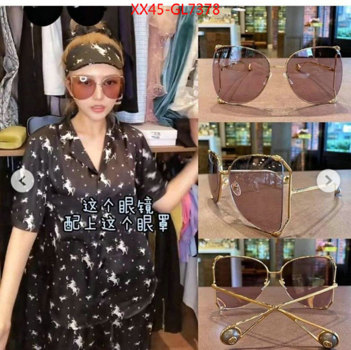 Glasses-Gucci,aaaaa+ replica , ID: GL7378,$: 45USD