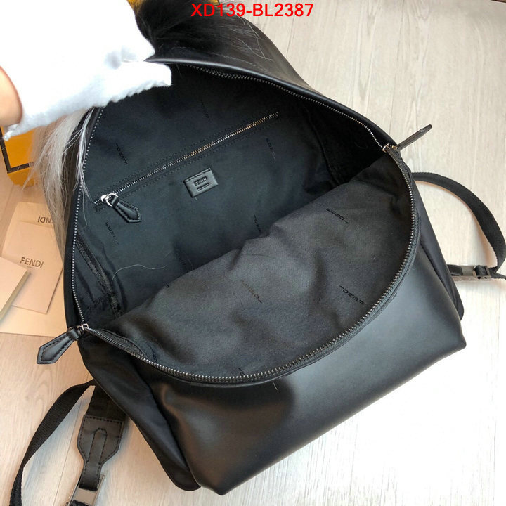 Fendi Bags(4A)-Backpack-,replica ,ID: BL2387,$:139USD