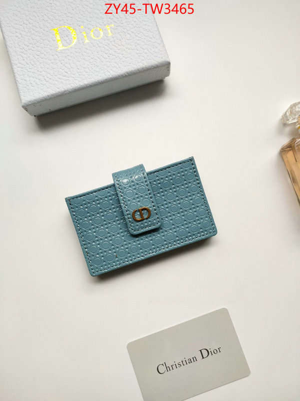 Dior Bags(4A)-Wallet-,ID: TW3465,$: 45USD