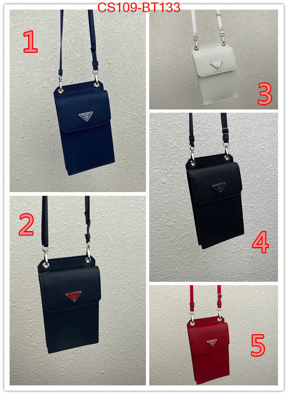 Prada Bags(TOP)-Diagonal-,ID: BT133,$: 109USD