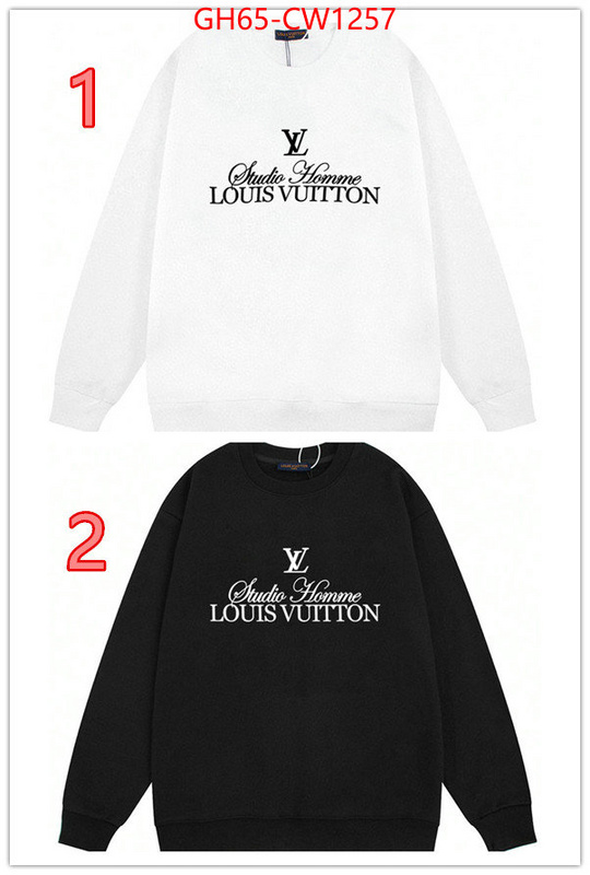 Clothing-LV,wholesale designer shop , ID: CW1257,$: 65USD