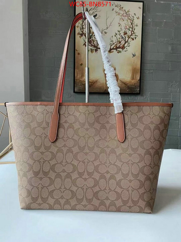 Coach Bags(4A)-Tote-,found replica ,ID: BN8571,$: 85USD