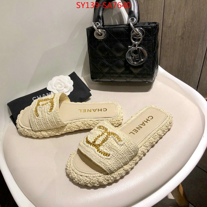 Women Shoes-Chanel,buy replica , ID: SA7640,$: 139USD