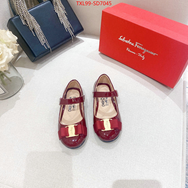 Kids shoes-Ferragamo,quality aaaaa replica , ID: SD7045,$: 99USD