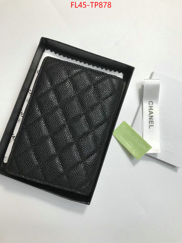 Chanel Bags(4A)-Wallet-,ID: TP878,$: 45USD