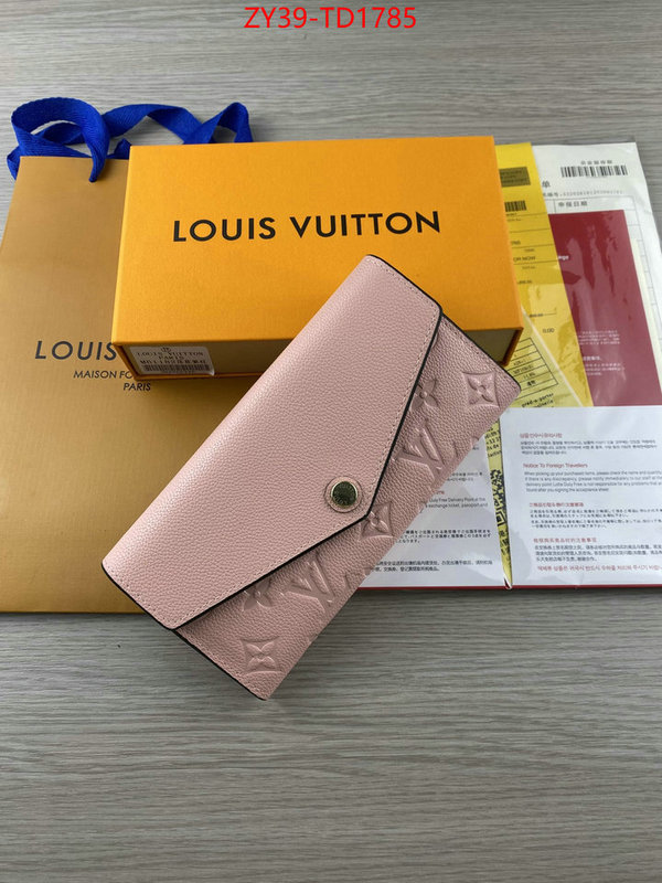 LV Bags(4A)-Wallet,ID: TD1785,$: 39USD