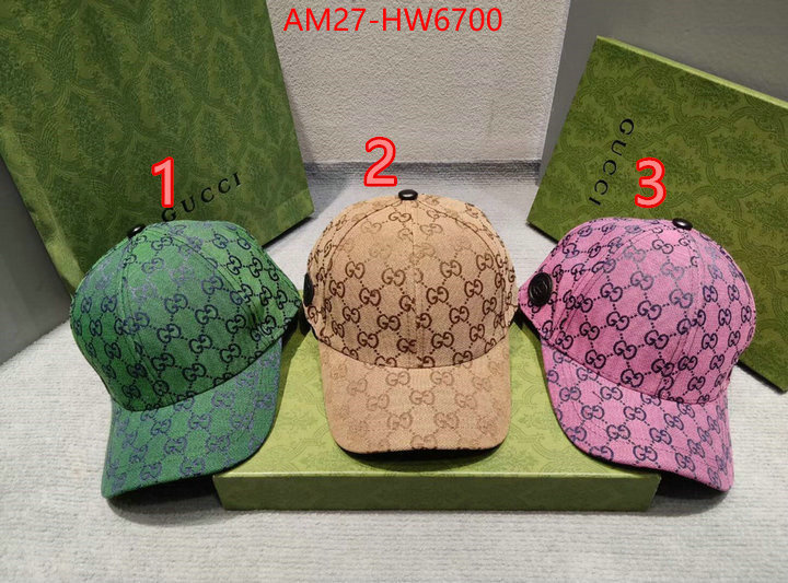 Cap (Hat)-Gucci,knockoff , ID: HW6700,$: 27USD