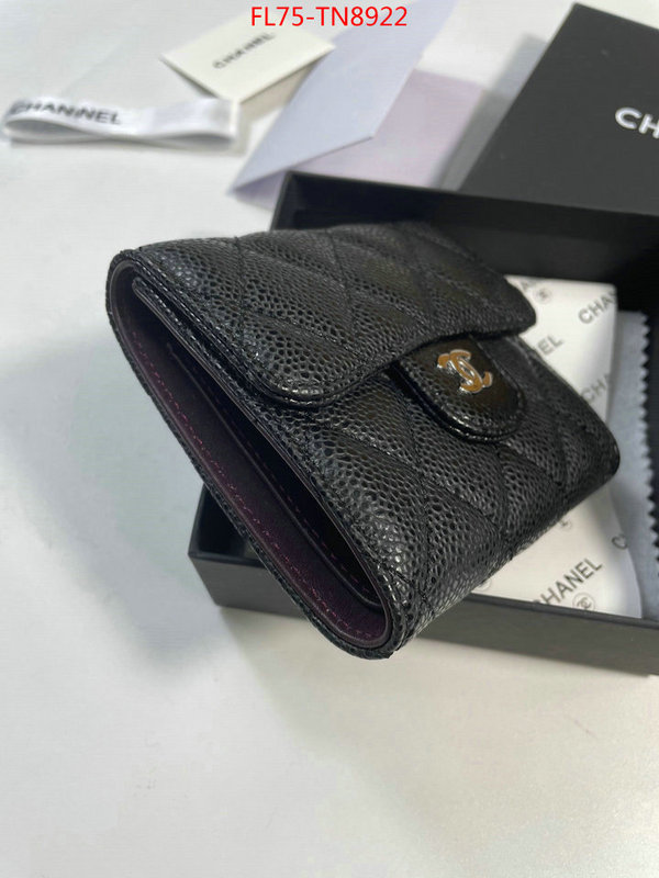 Chanel Bags(4A)-Wallet-,ID: TN8922,$: 75USD