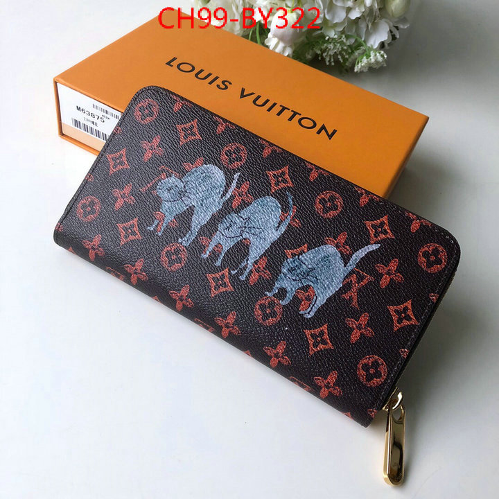 LV Bags(TOP)-Wallet,ID: BY322,$:99USD