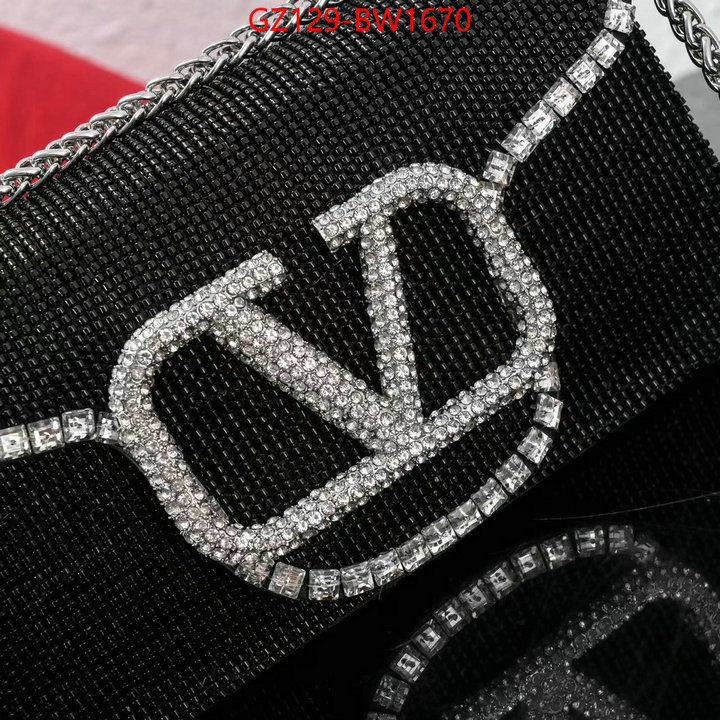 Valentino Bags(4A)-LOC-V Logo ,what is a 1:1 replica ,ID: BW1670,$: 129USD