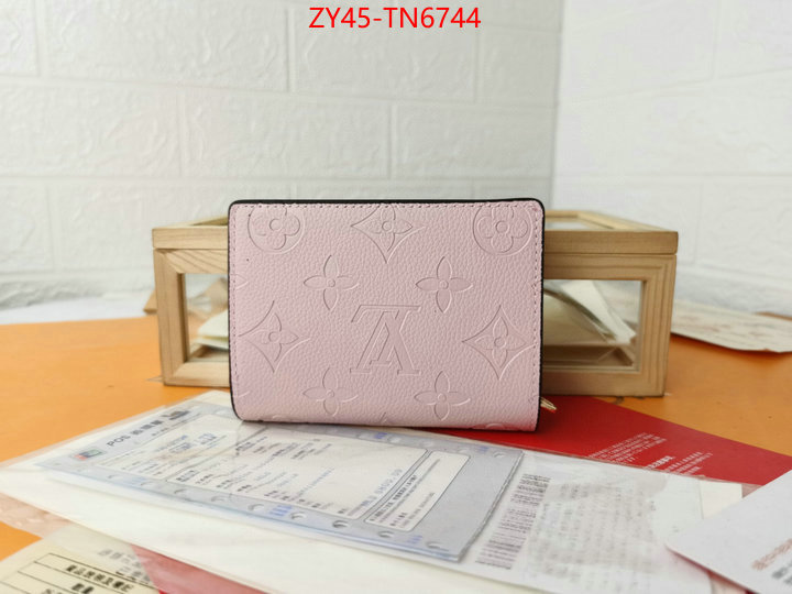 LV Bags(4A)-Wallet,ID: TN6744,$: 45USD