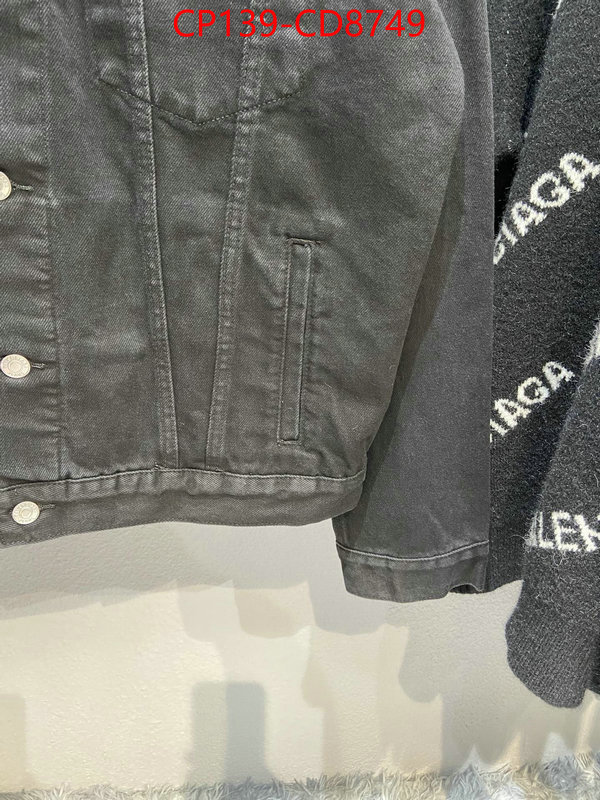 Clothing-Denim Jackets,2023 luxury replicas , ID: CD8749,$: 139USD