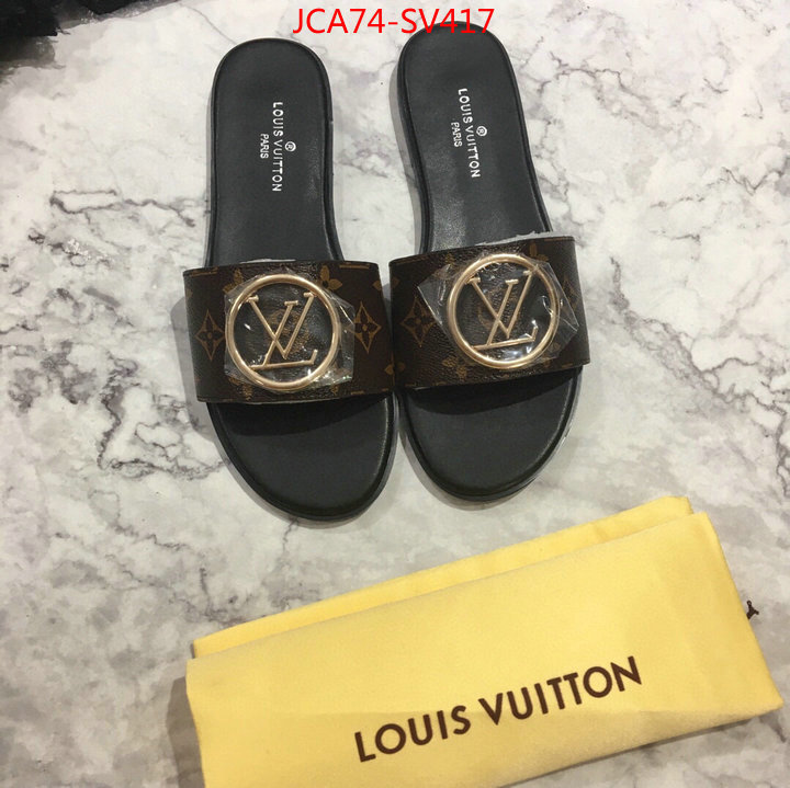 Women Shoes-LV,what 1:1 replica , ID: SV417,$:74USD