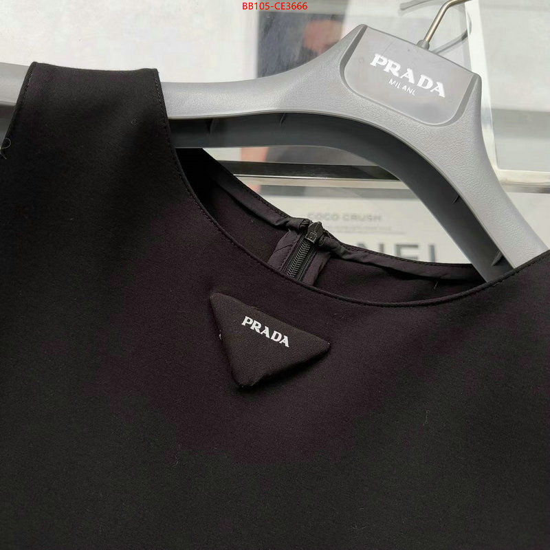 Clothing-Prada,high quality designer replica , ID: CE3666,$:105USD