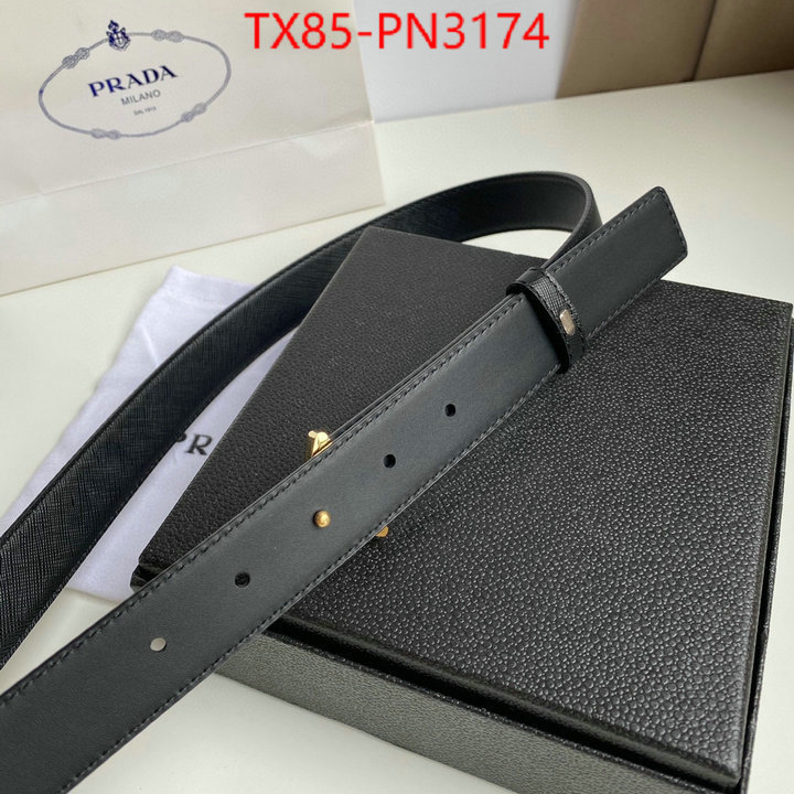 Belts-Prada,designer fashion replica , ID: PN3174,$: 85USD