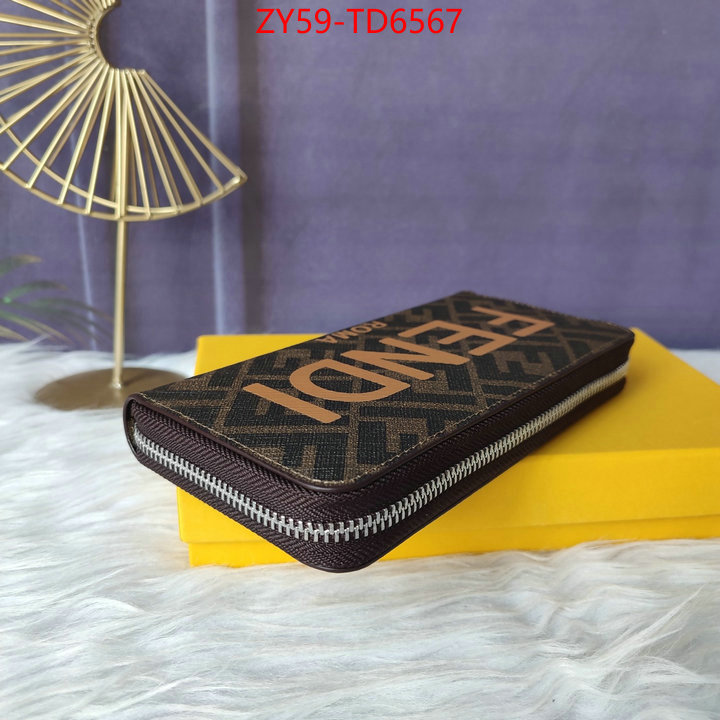 Fendi Bags(4A)-Wallet-,counter quality ,ID: TD6567,$: 59USD