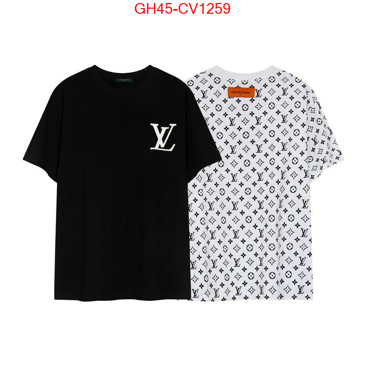 Clothing-LV,wholesale 2023 replica , ID: CV1259,$: 45USD