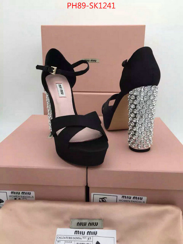 Women Shoes-Miu Miu,top quality fake ,first copy , ID: SK1241,$:89USD