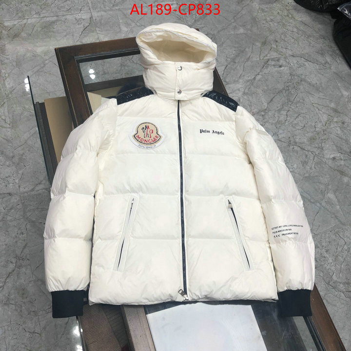 Down jacket Men-Moncler,same as original , ID: CP833,$:189USD