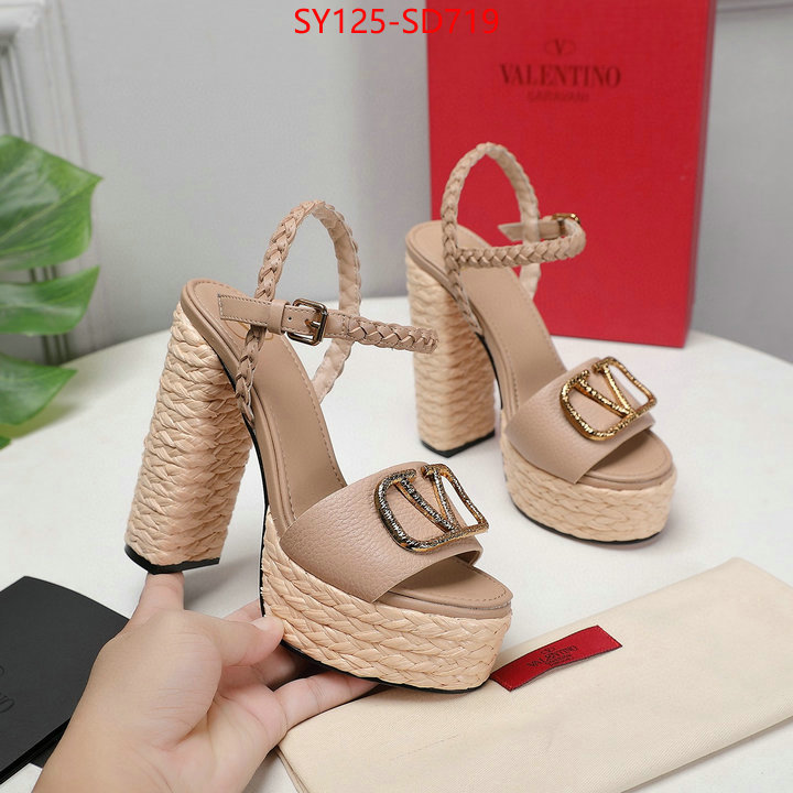 Women Shoes-Valentino,designer 7 star replica , ID: SD719,$: 125USD