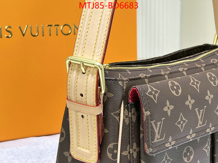 LV Bags(4A)-Handbag Collection-,good ,ID: BD6683,$: 85USD