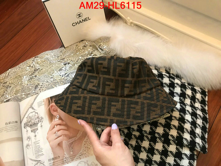 Cap (Hat)-Fendi,unsurpassed quality , ID: HL6115,$: 29USD