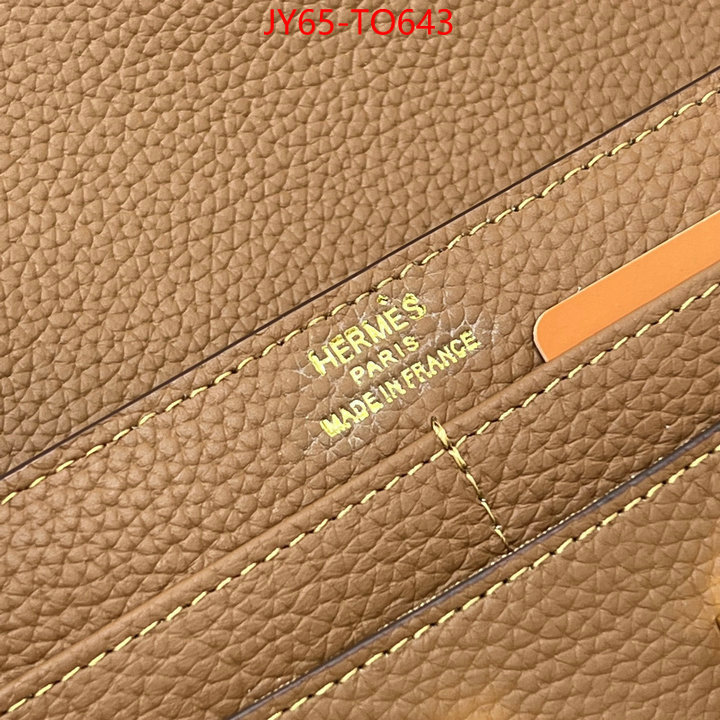 Hermes Bags(4A)-Wallet-,cheap wholesale ,ID: TO643,$: 65USD