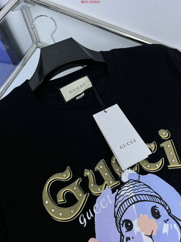 Clothing-Gucci,where quality designer replica , ID: CE5020,$: 75USD