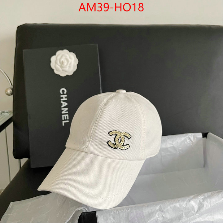 Cap (Hat)-Chanel,the quality replica , ID: HO18,$: 39USD