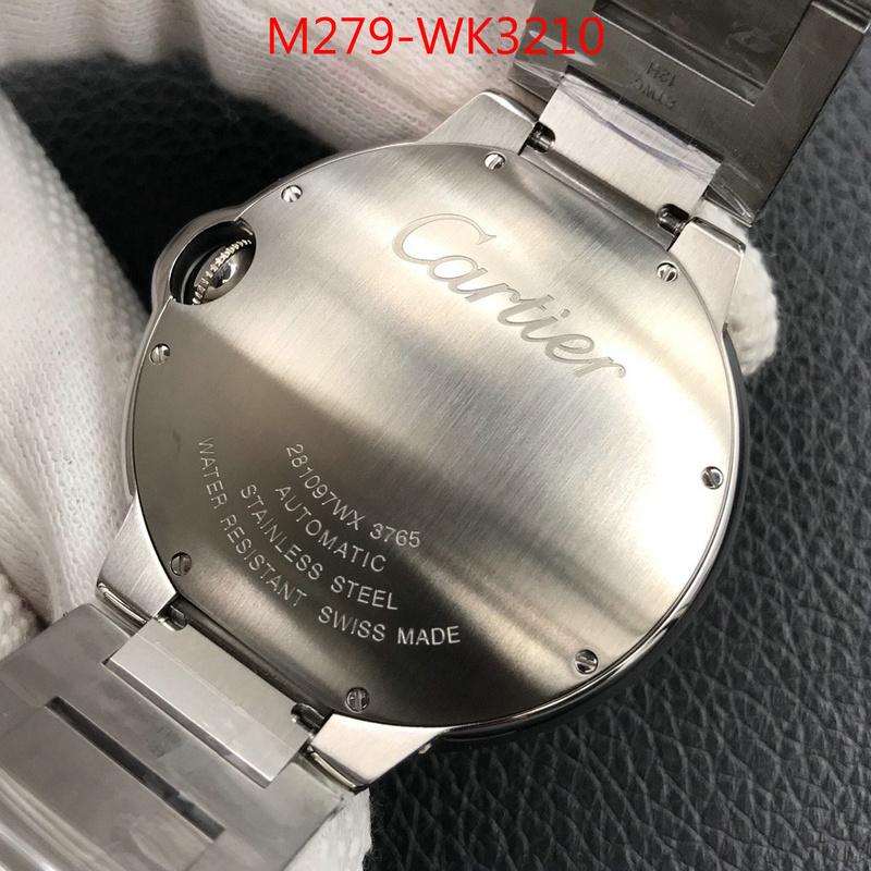 Watch(TOP)-Cartier,high quality 1:1 replica , ID: WK3210,$:279USD