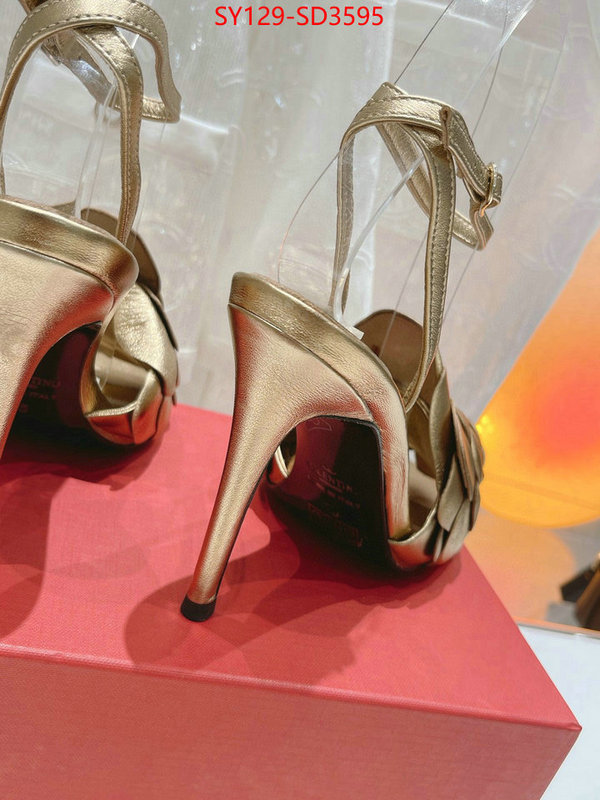 Women Shoes-Valentino,fake designer , ID: SD3595,$: 129USD