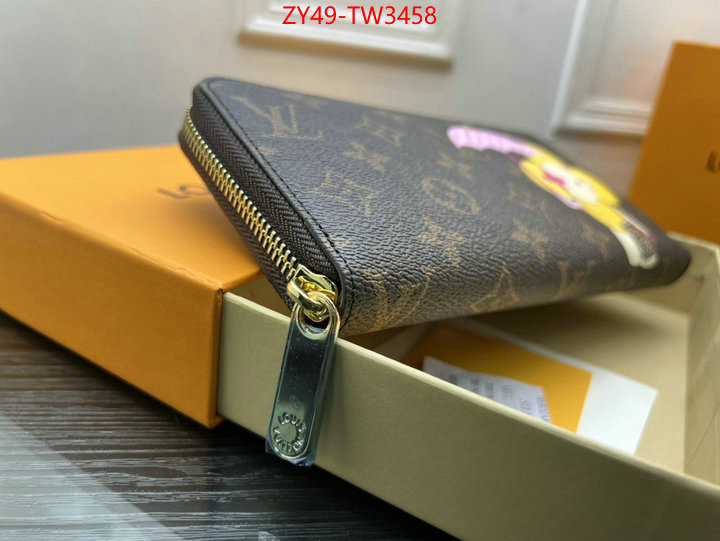 LV Bags(4A)-Wallet,wholesale 2023 replica ,ID: TW3458,$: 49USD