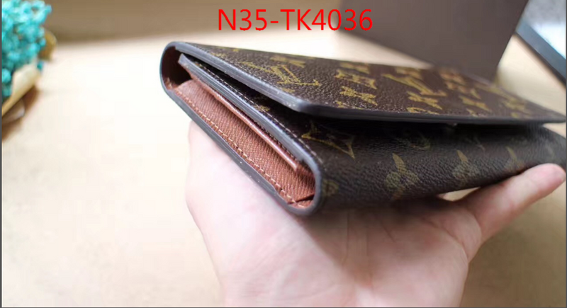 LV Bags(4A)-Wallet,ID: TK4036,$: 35USD