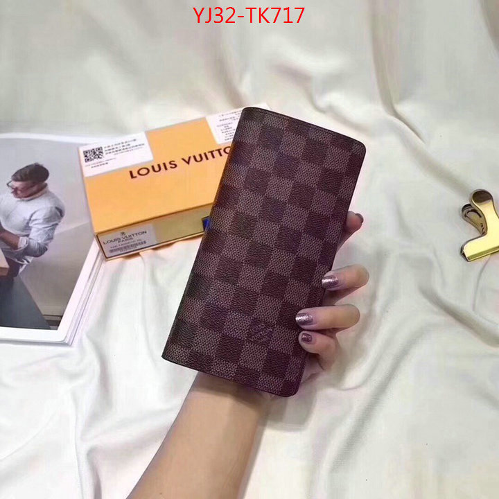 LV Bags(4A)-Wallet,ID: TK717,$:32USD