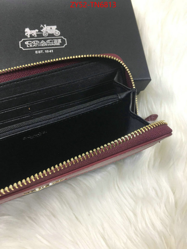 Coach Bags(4A)-Wallet,buy 1:1 ,ID: TN6813,$: 52USD