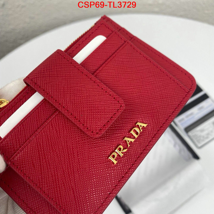 Prada Bags(TOP)-Wallet,ID: TL3729,$: 69USD